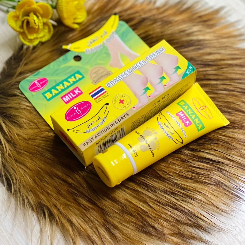 Aichun Beauty Banana Milk Cracked Heel Cream - 80gm