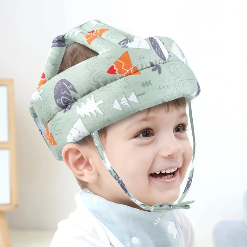 Baby Safety Helmet Head Protection Hat Toddler Anti-fall Pad Children Learn To Walk Crash Cap Adjustable Protective Headgear