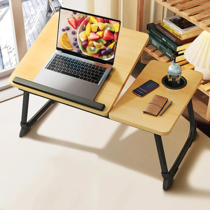 Adjustable Bed Table Computer Desk Foldable Table