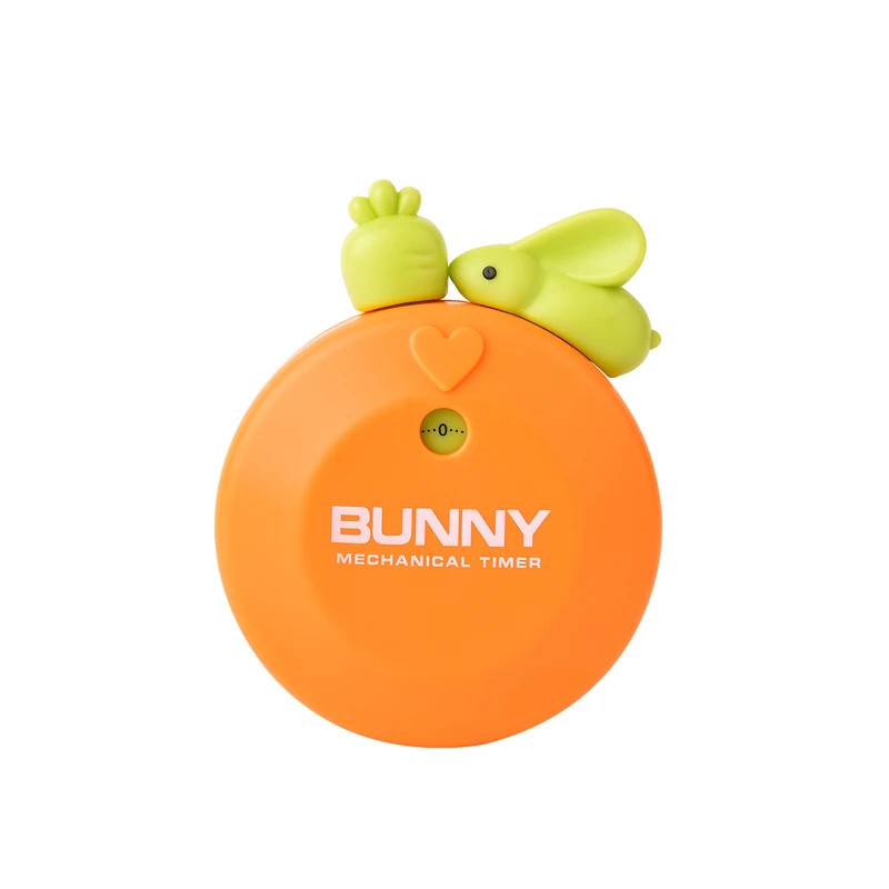 Cute Bunny Mechanical Timer (Orange)