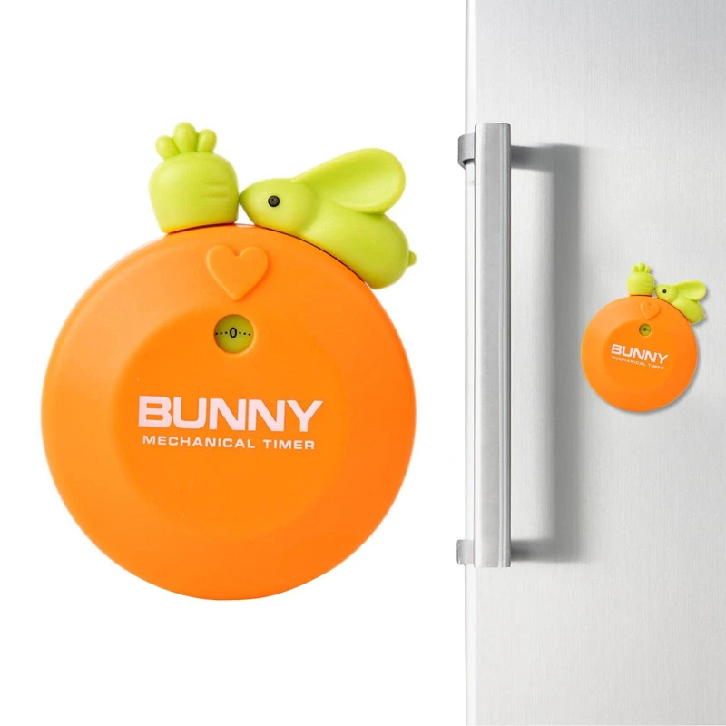 Cute Bunny Mechanical Timer (Orange) - Image 7