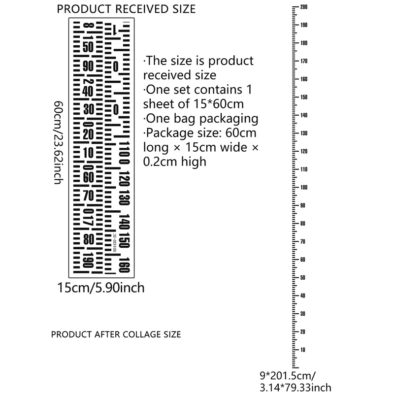 Height Chart Sticker for Kids - Image 7