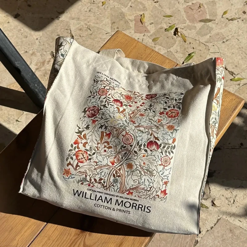William Morris Red Rose -  Art's Tote Bag