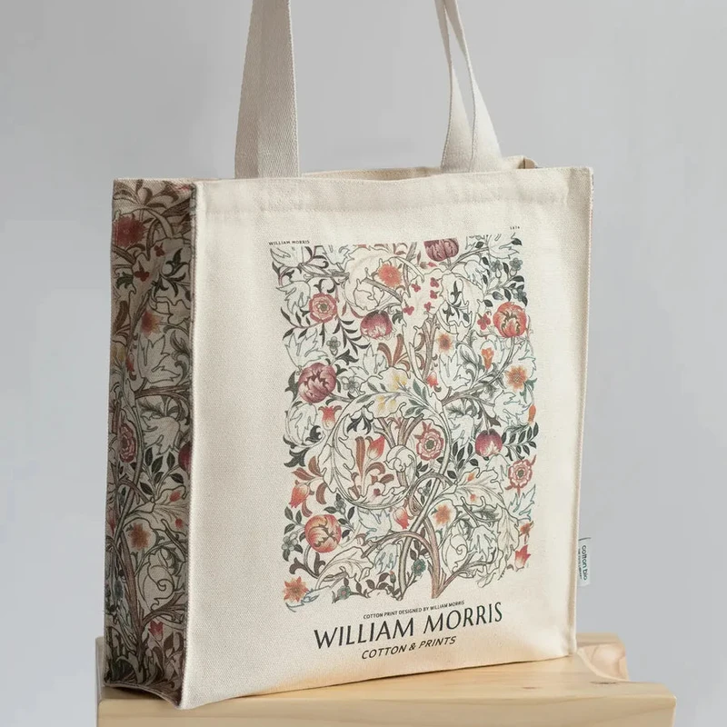 William Morris Red Rose -  Art's Tote Bag - Thumbnail 4