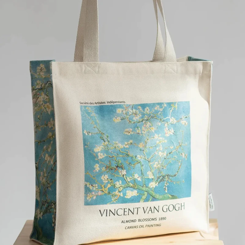 Van Gogh Almond Blossom - Tote Bag - Thumbnail 5