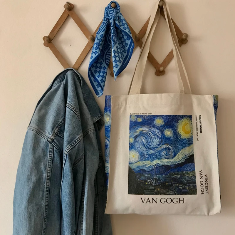 Starry night art's tote bag