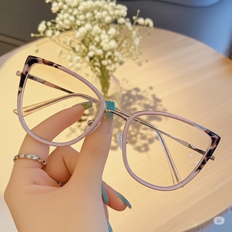 Pink bean flower frame