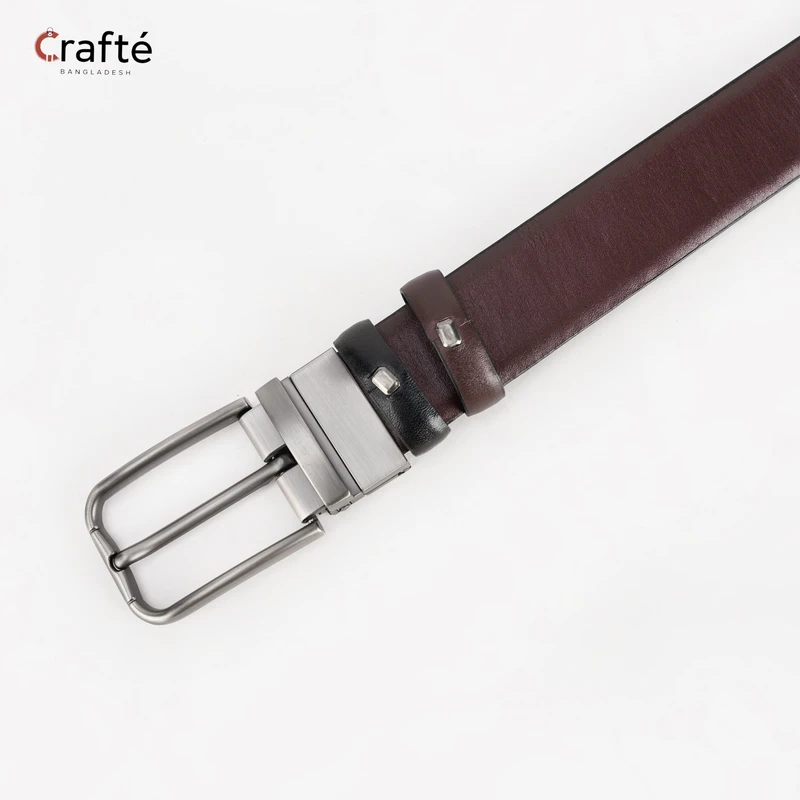 Jaxon Plain Belt – Dual Tone Moving Brockless - Image 4