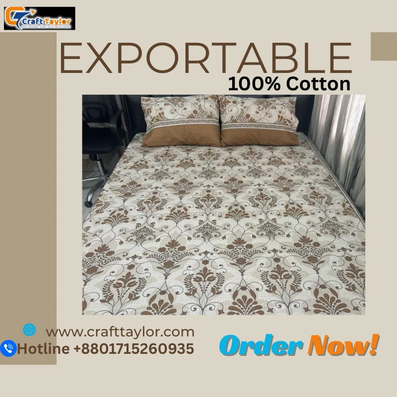Exportable Cotton Bed Sheet