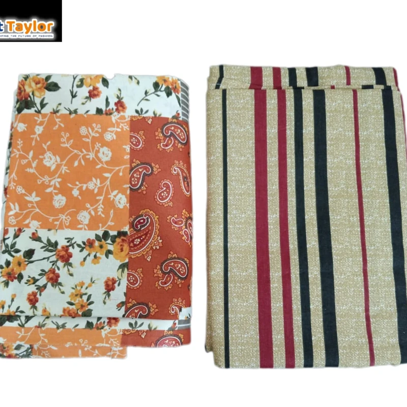 2 Pcs Bed Sheet Combo Offer Currier Charge free without Side Pillow