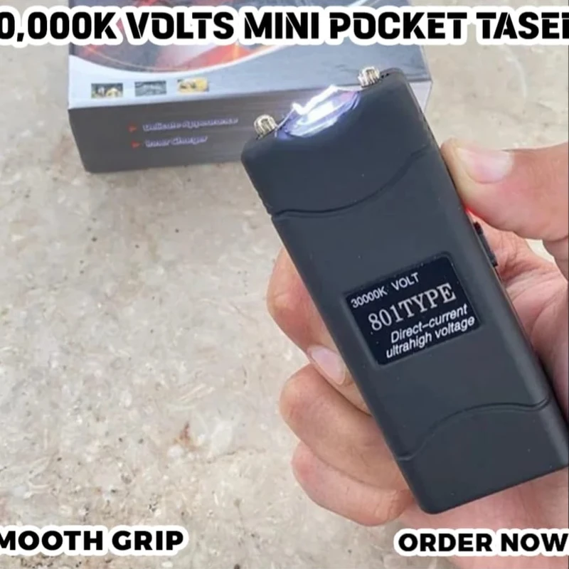 30,000K Volts Powerful flashlight with shok gun - Image 5