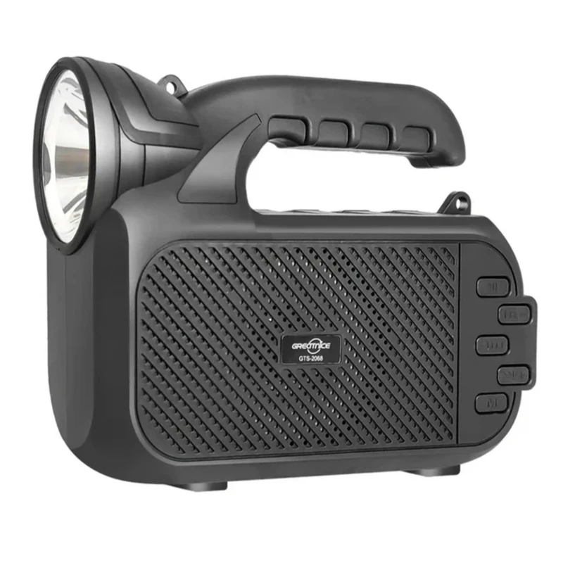 ওয়্যারলেস আউটডোর ৩ ইঞ্চি সোলার পোর্টেবল স্পিকার উইথ লেডি টর্চ লাইট ফ্লাশলাইট টোস তফা সব ম্পি৩ প্লেয়ার ফম রেডিও