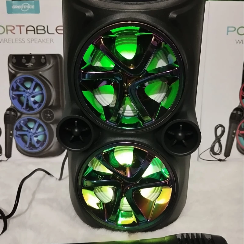 protable wireless speaker GTS-1773/ BT Speaker with Mic - Image 4