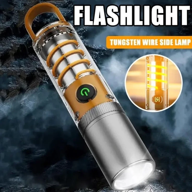 X-10 USB Rechargeable Camping Flashlight