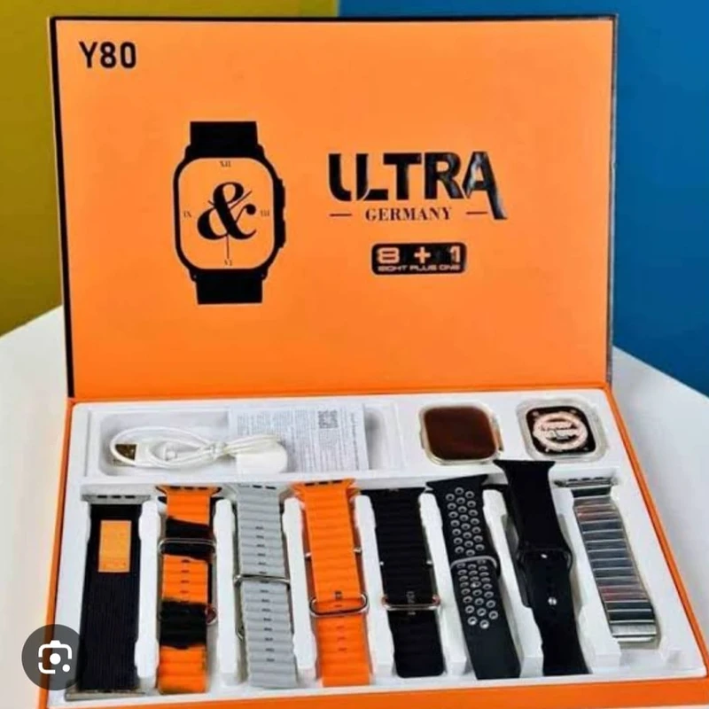 Y80 Ultra Smart Watch 8+1 Strap