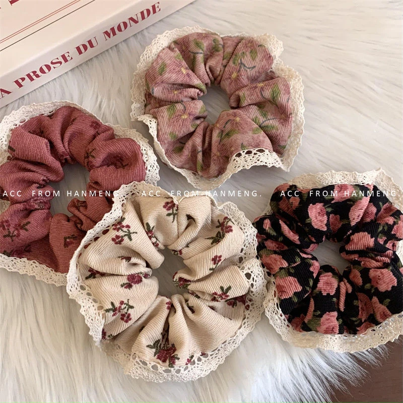 Western-style pastoral flower high-end floral hairband