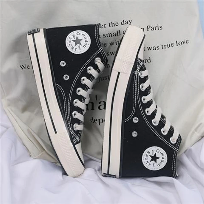 Canvas Sneakers Korean-style Converse high-top sneakers
