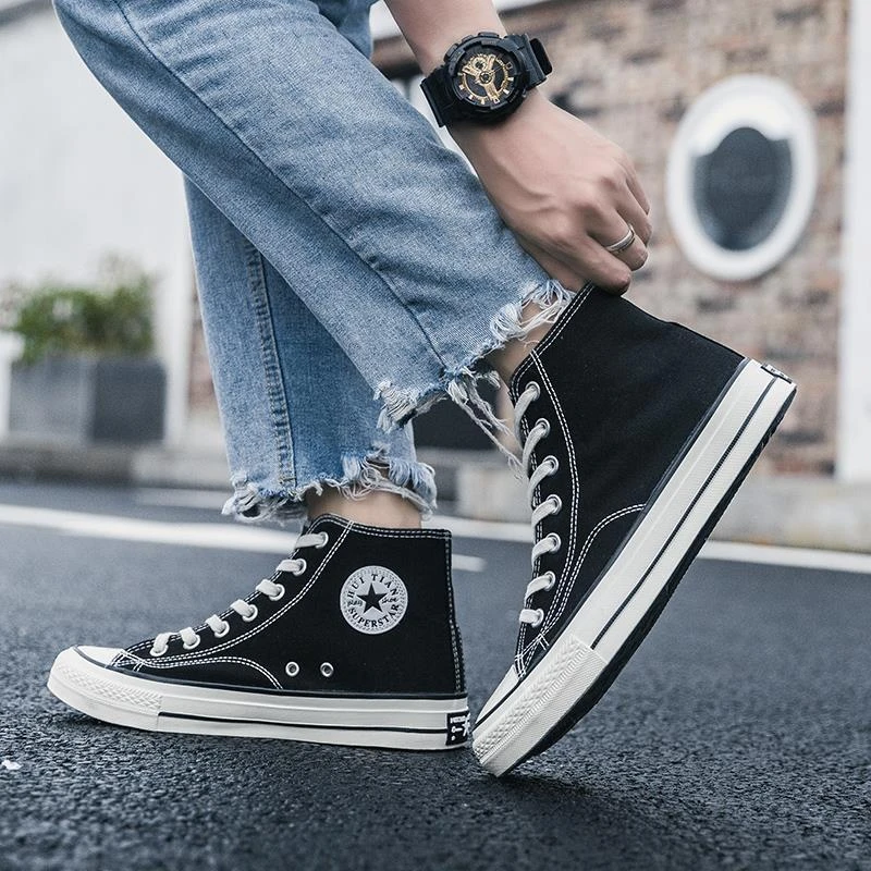 Canvas Sneakers Korean-style Converse high-top sneakers