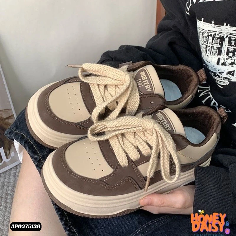 Women's Casual Platform Sneakers - Thick Sole, Versatile Style, Comfortable & Durable