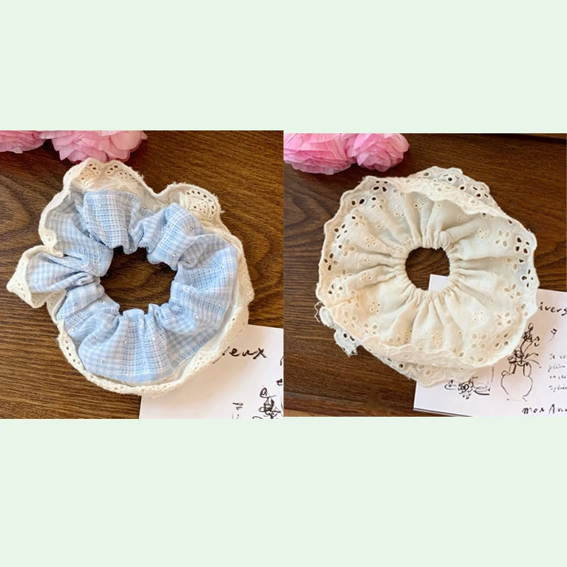 High-Quality Korean ins style bow lace lace hairband