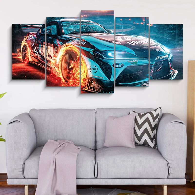 5 Part CAR Canvas 5