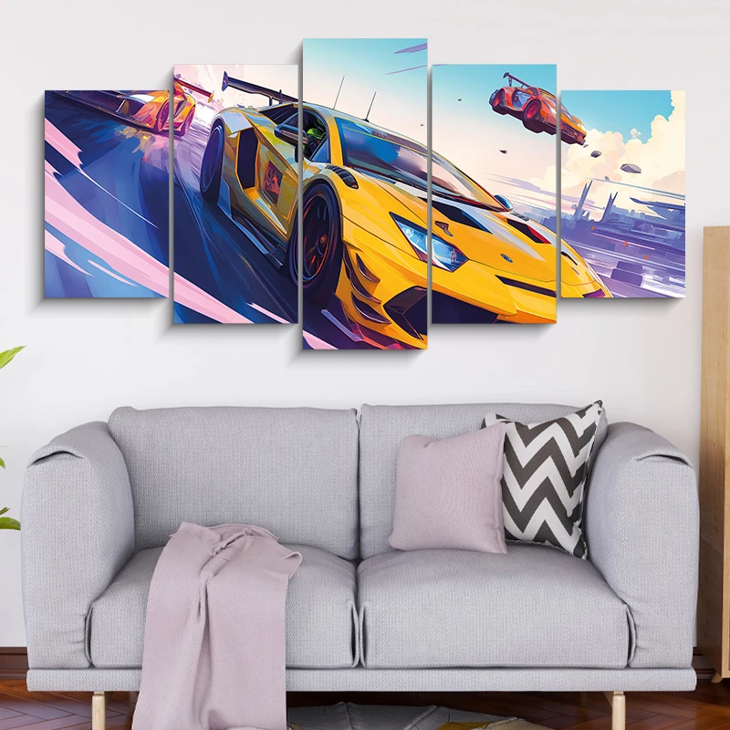 5 Part CAR Canvas 25