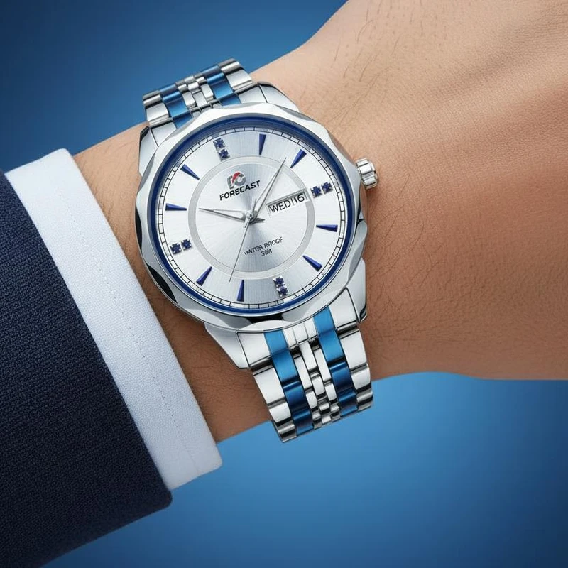 Forecast Premium Waterproof Wrist Watch - Thumbnail 3