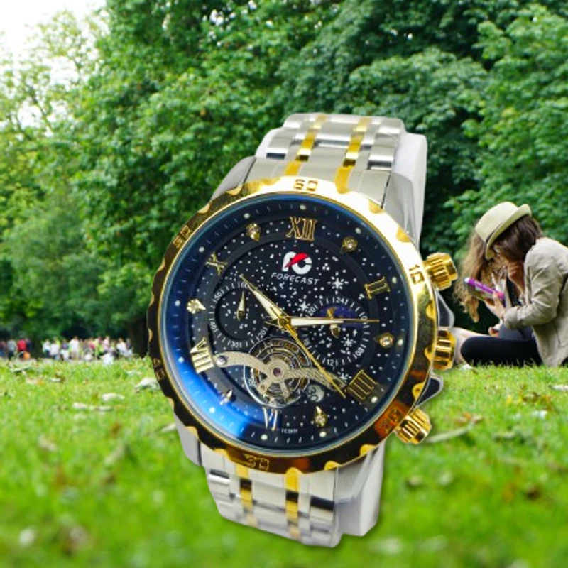 FORECAST Galaxy Dial Luxury Watch - Thumbnail 5
