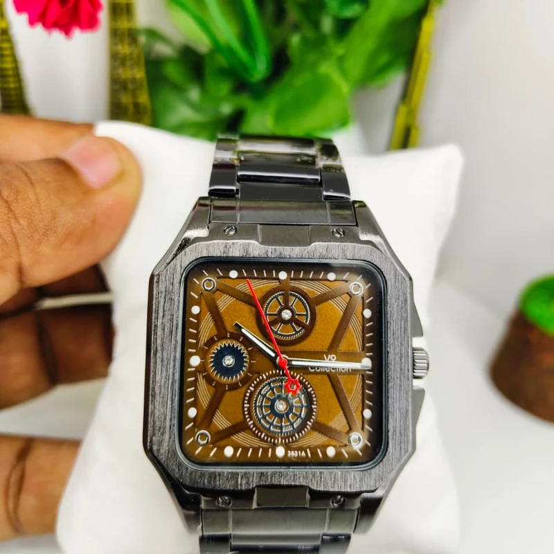 V9 Premium Square Chronograph - Thumbnail 4