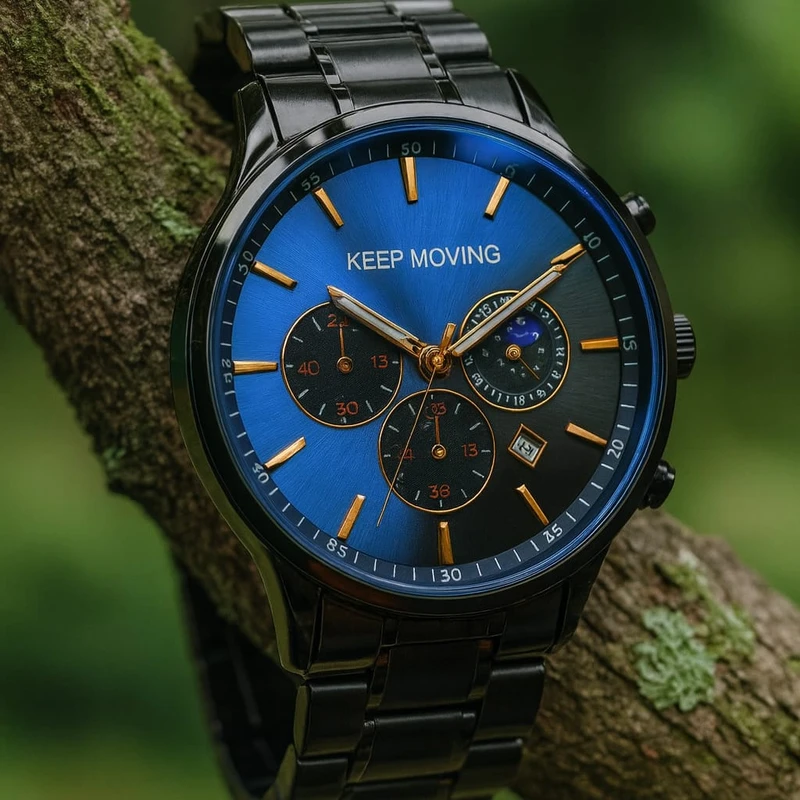Keep Moving Premium watch