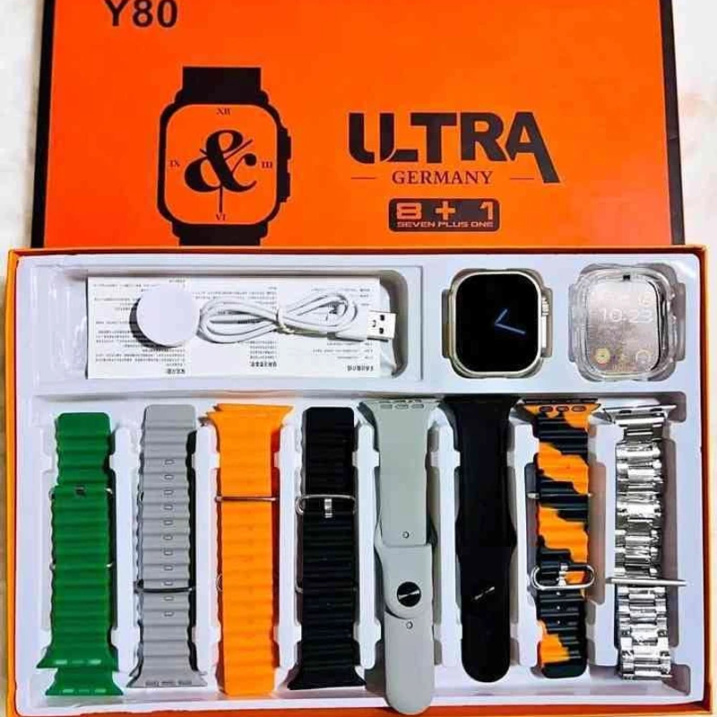 Ultra Germany Y80 Smart Watch 🔥 - Thumbnail 7