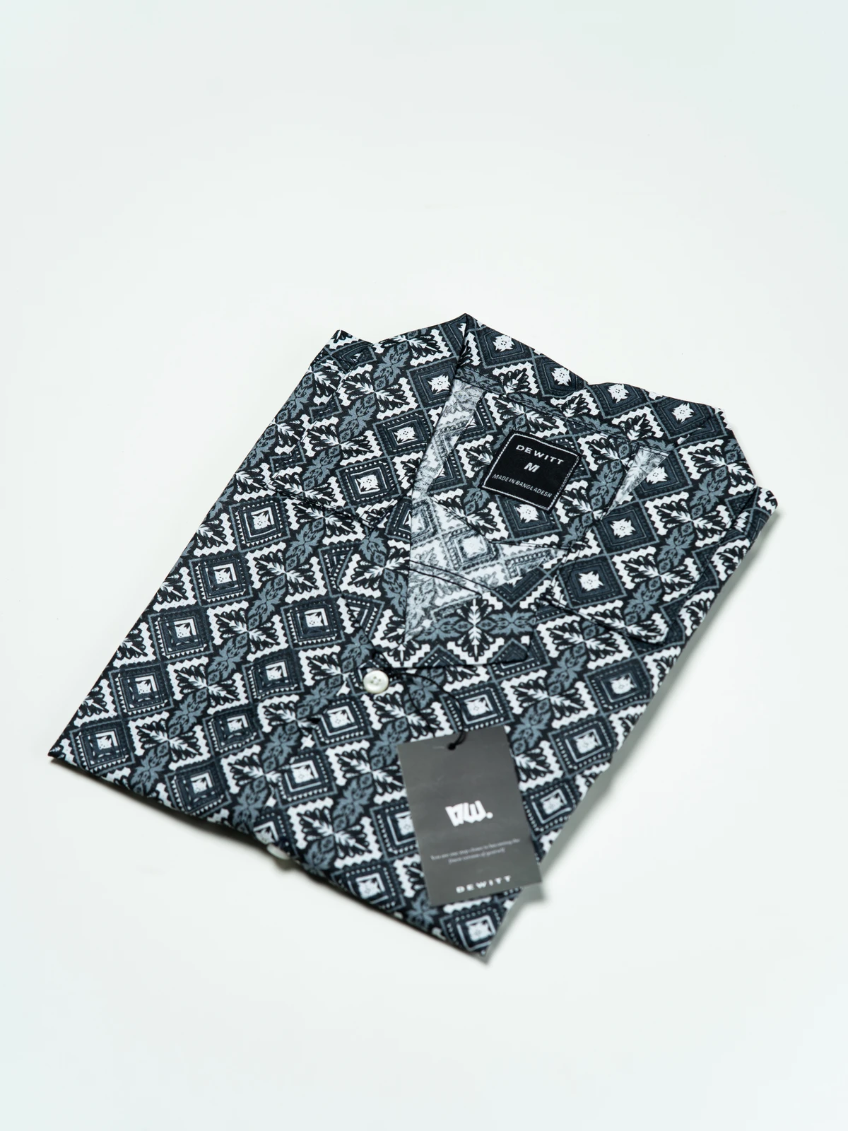 Printed Semi  Drop Cuban Shirt