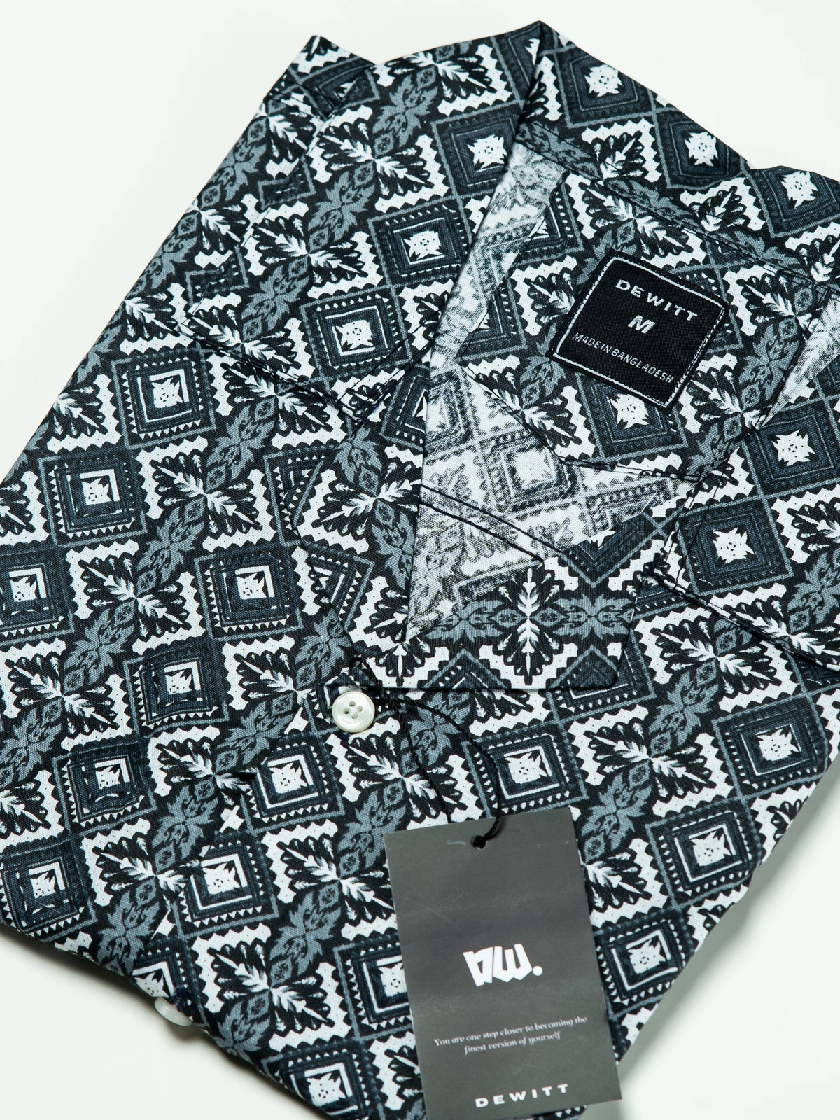 Printed Semi  Drop Cuban Shirt