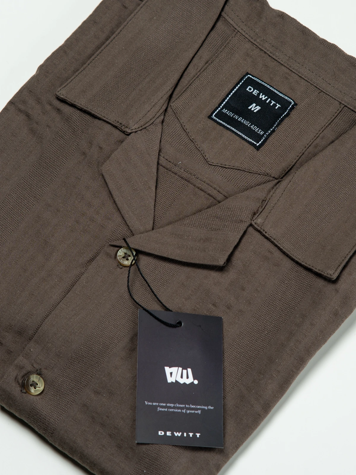 Coffee Semi drop Cuban Collar