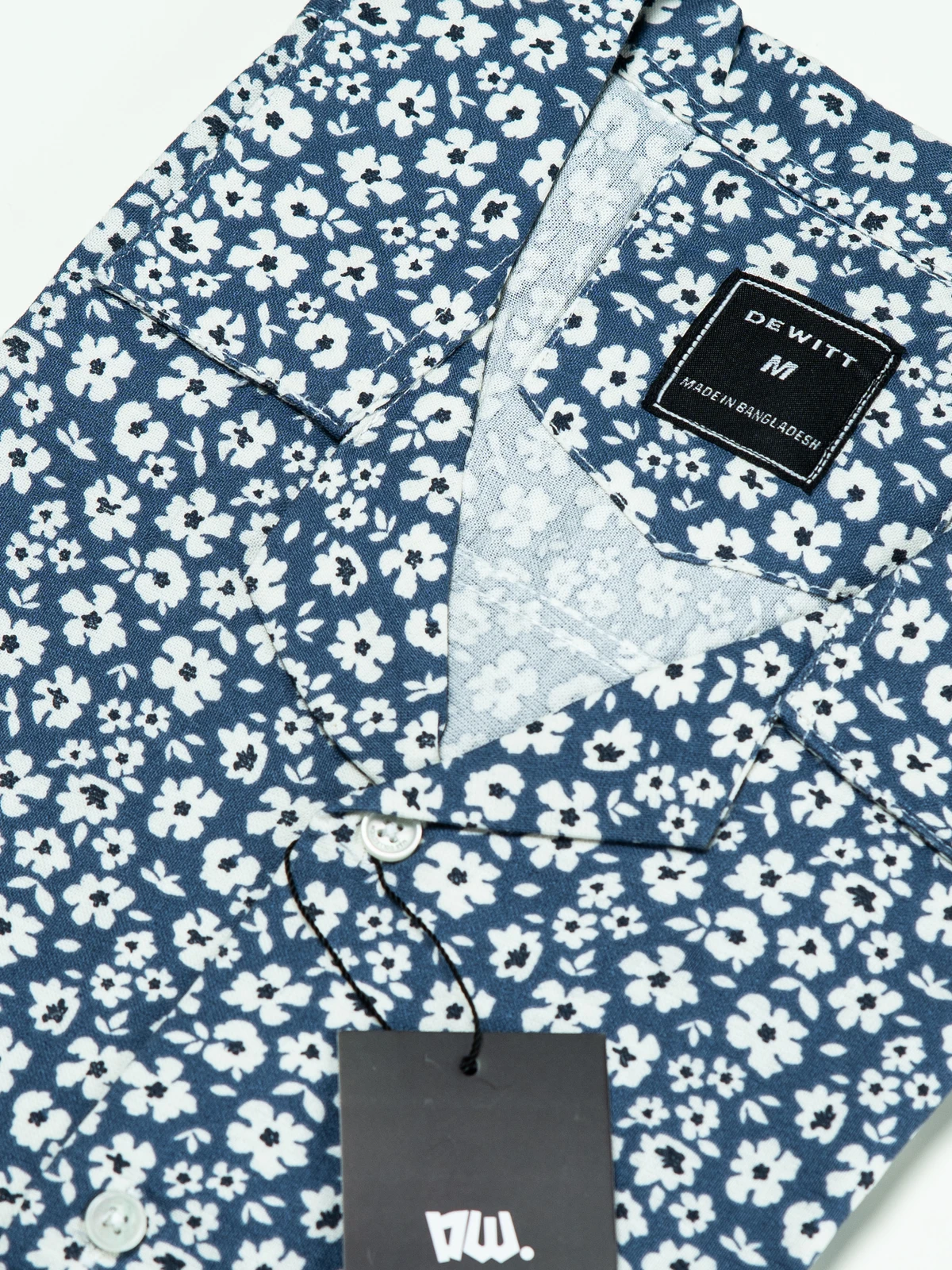 Sky floral Cuban Shirt