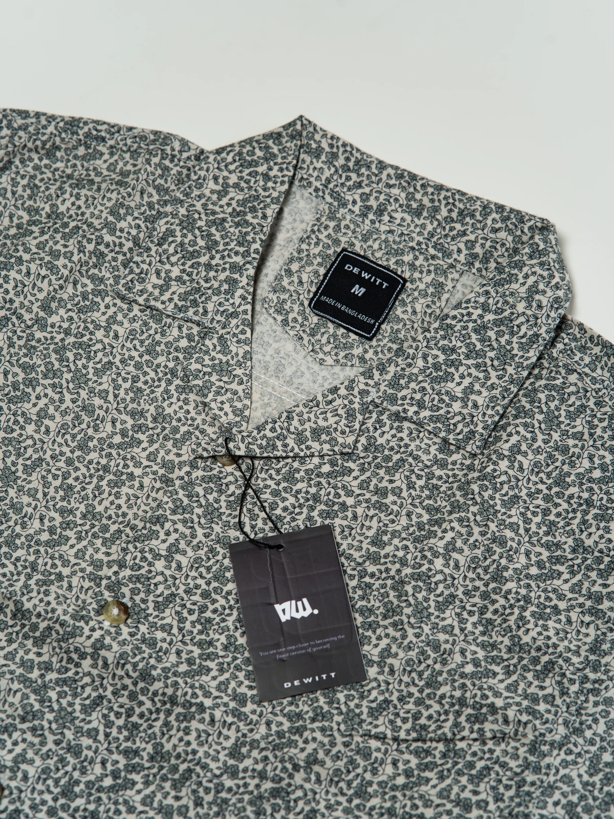 Small Greenish Floral Cuban - Image 3