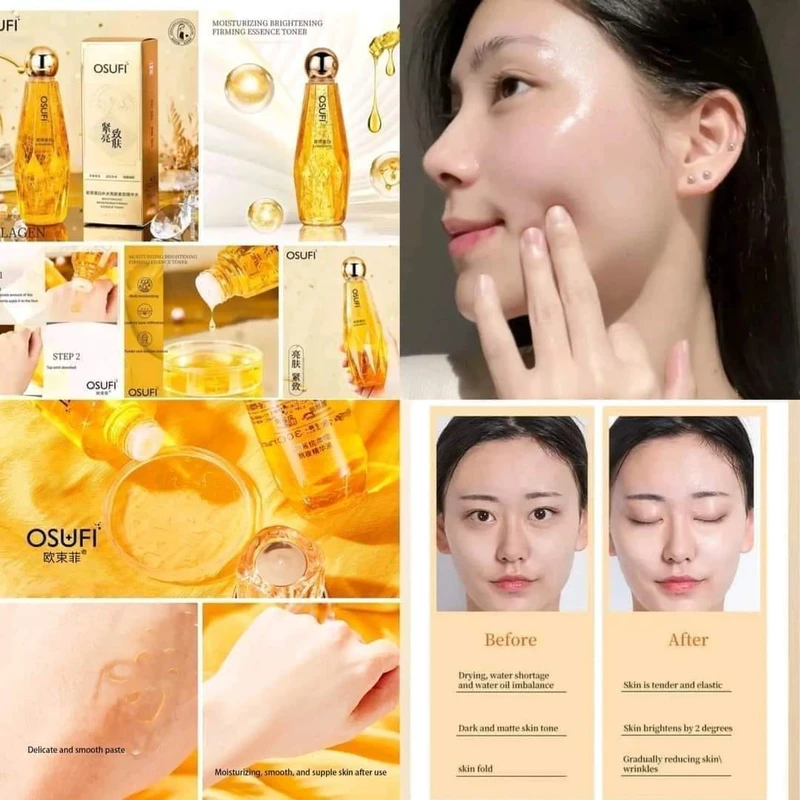 Osufi collagen face serum 🍁 ✅ Anti-ageing moisturizing and brightening serum🥰 - Image 5