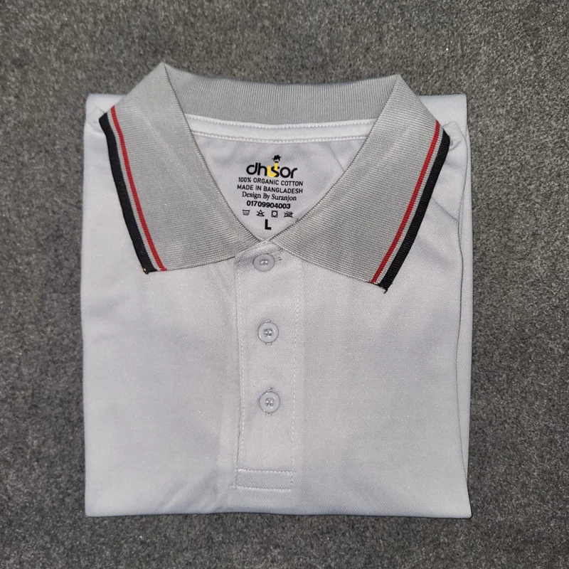 4 pieces PK Mesh Fabric T-shirt Combo - Image 5