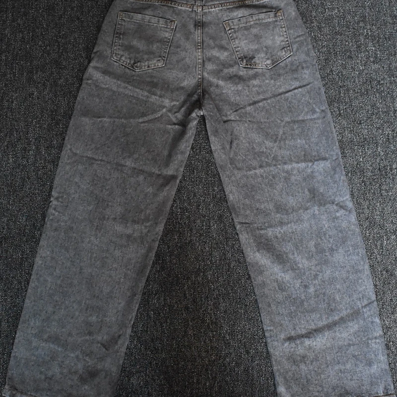 Acid wash baggy jeans - Thumbnail 3