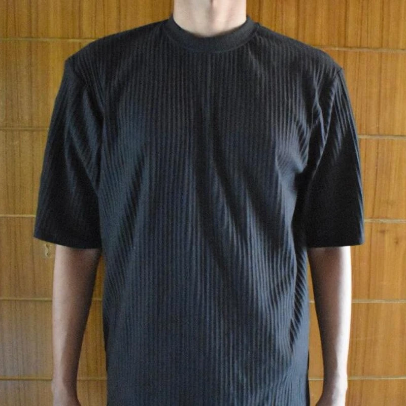 Black Oversized Size Drop shoulder T-Shirt
