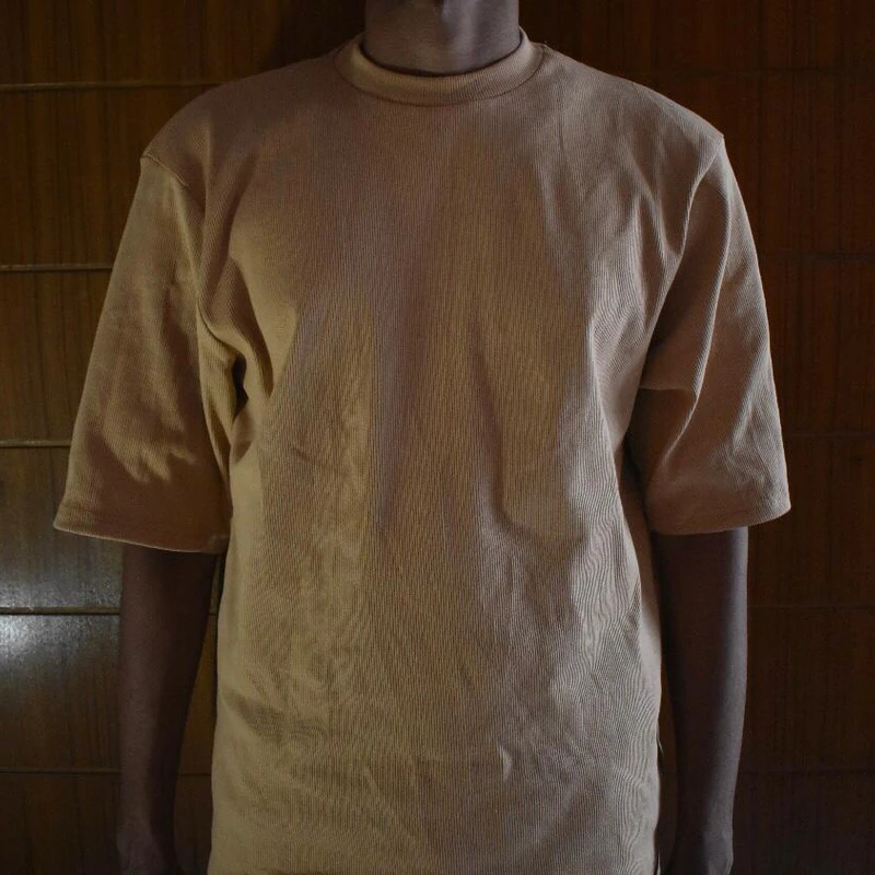 Biscuit Oversized Size Drop shoulder T-Shirt