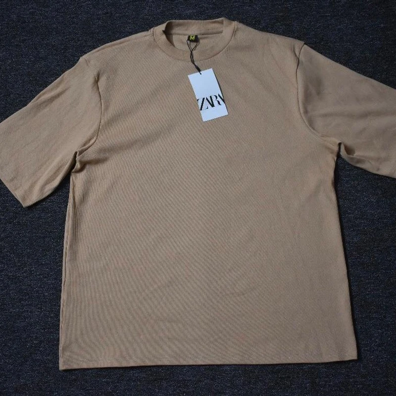 Biscuit Oversized Size Drop shoulder T-Shirt