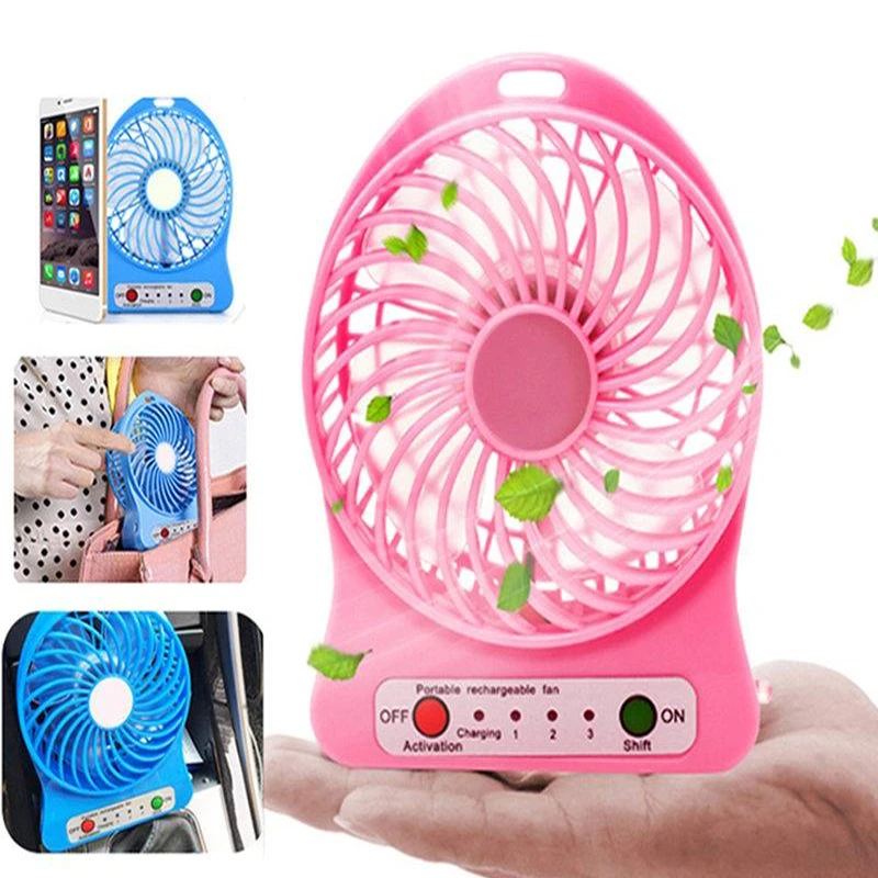 Mini Portable USB Rechargeable Fan