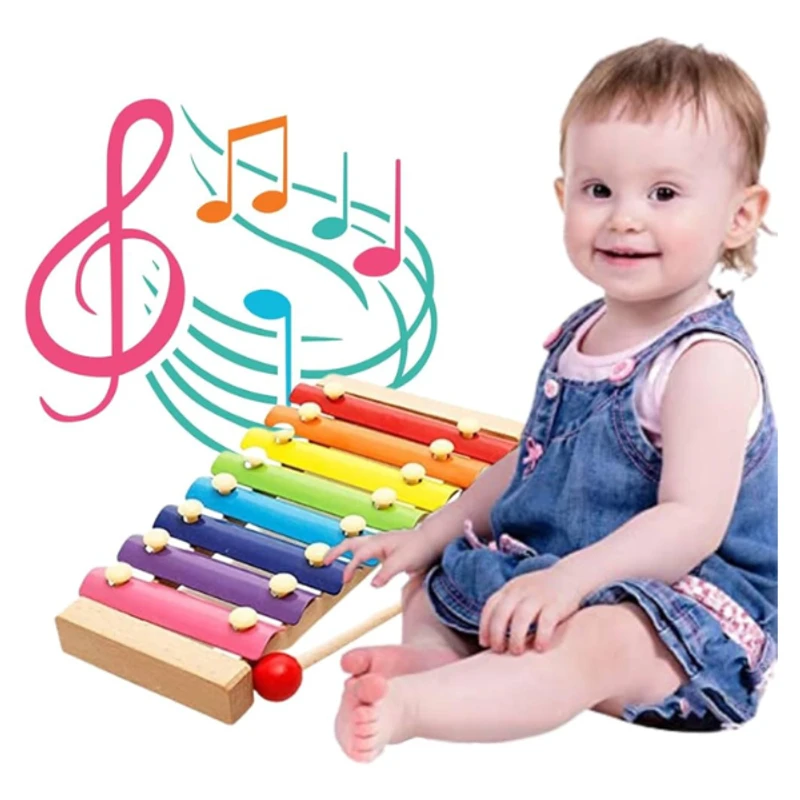 Wooden Kids Xylophone Toy