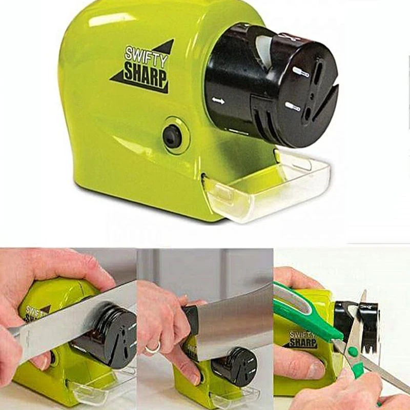 Swifty Sharp Motorized Knife Sharpener - Green