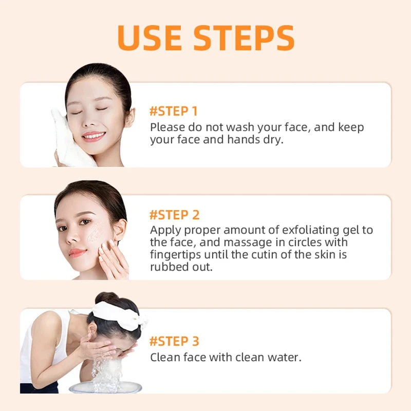 ORANGE EXFOLIATING WHITENING GEL - Image 5