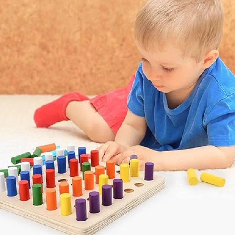Sensing Stick Educational Toy Rainbow Insert Color