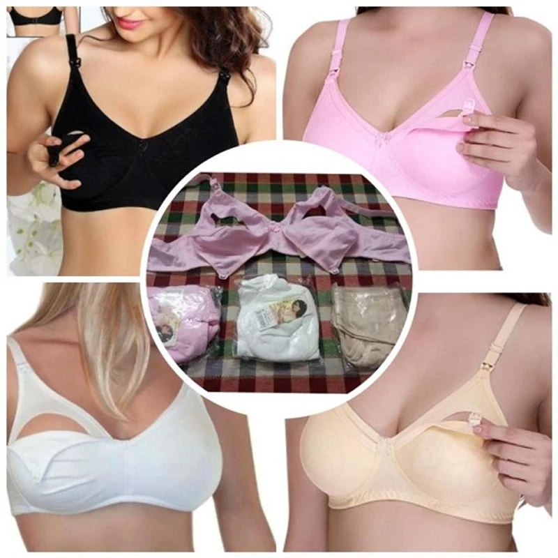 Nursing Bra Breathable Cotton Breastfeeding bra