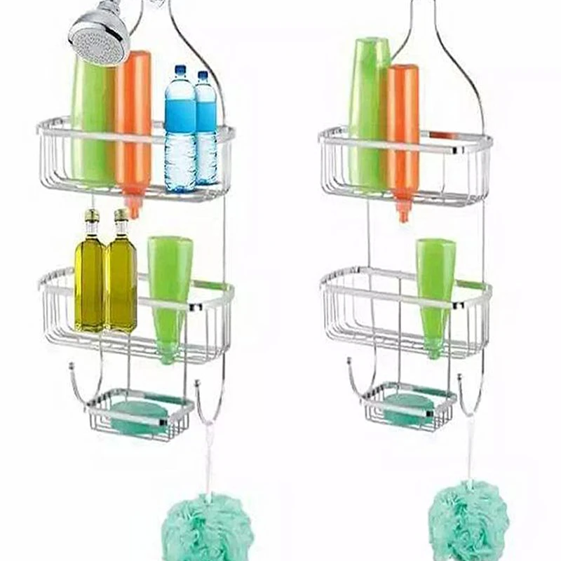 New Shower Organizer silver