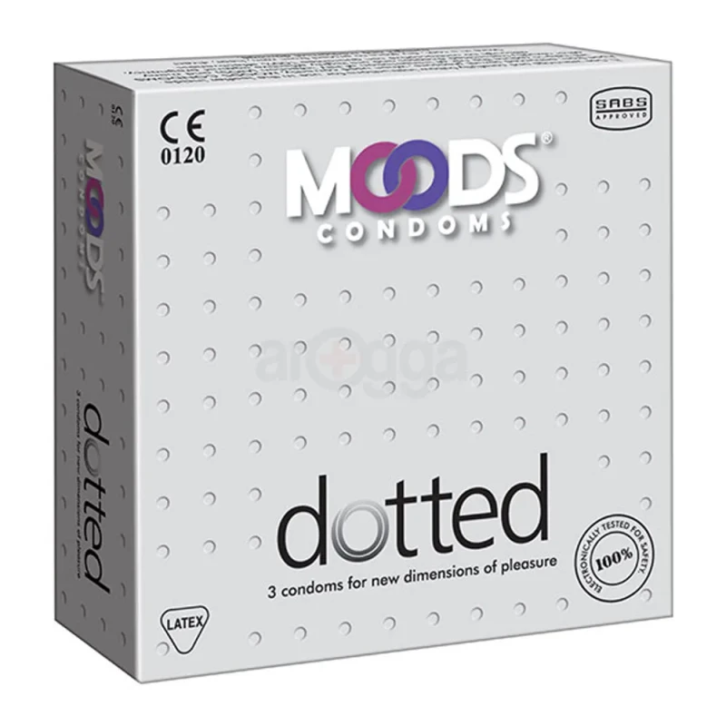 Moods Dotted Condom 3's Pack
